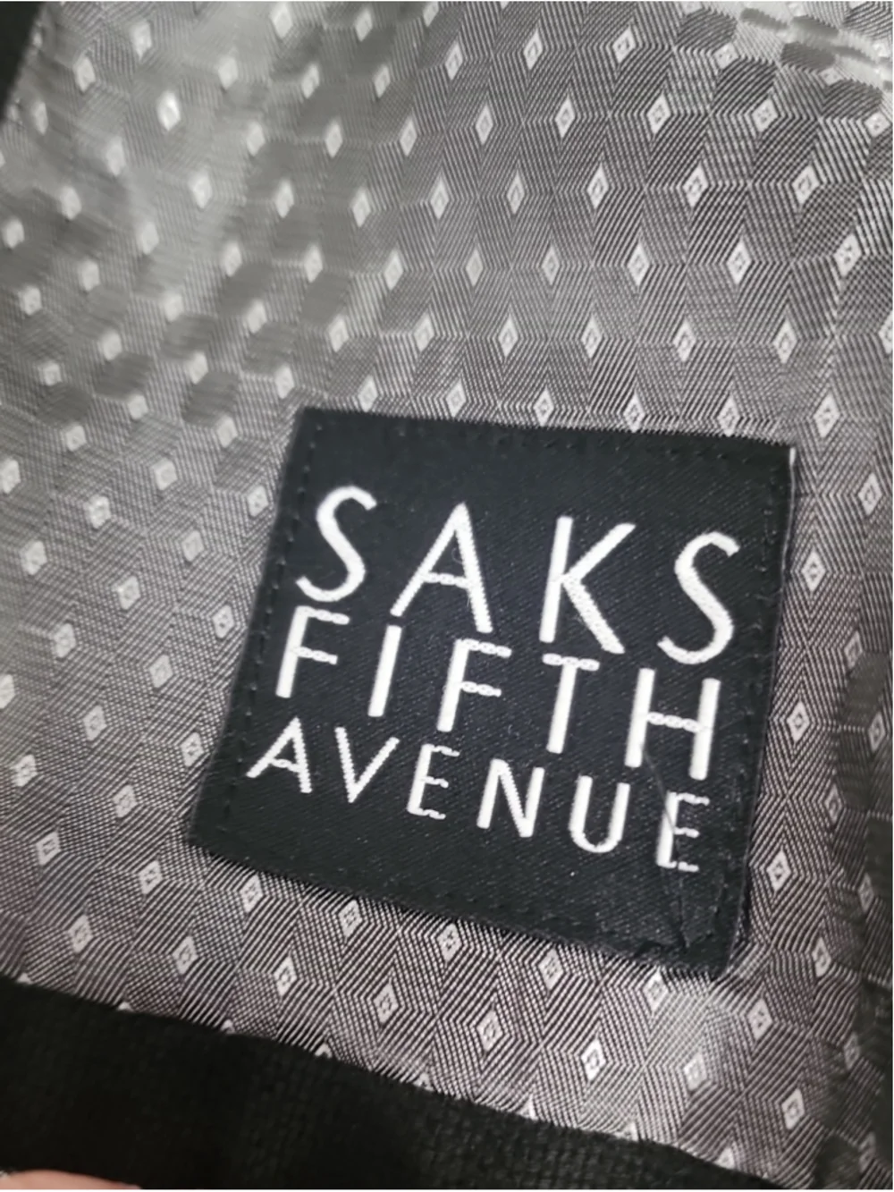 Saks Fifth Avenue Loro Piana Super 120s Wool Black Blazer 46L